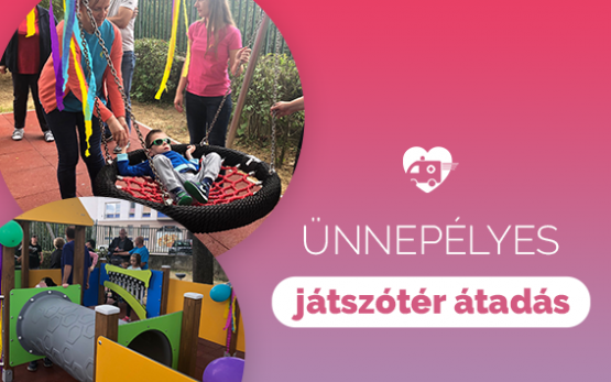 Ünnepélyes játszótér átadás a pécsi Gyermekklinikán